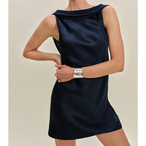 Reformation Navy Mini Dress - Picture 7 of 7